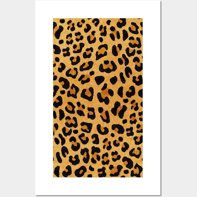 Leopard Print-Natural Wall Art by Pamelandia